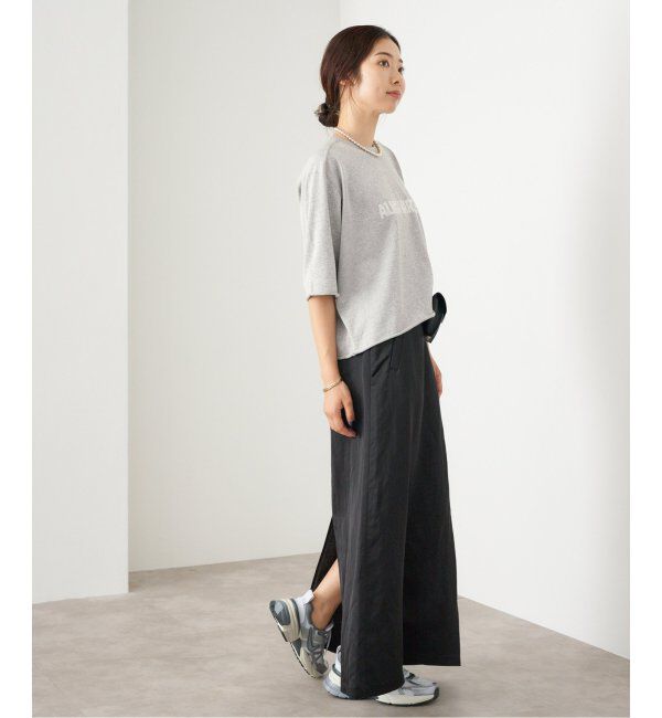 IENA「LEVITAロゴ ハーフスリーブプルオーバー」|ニット・セーター|