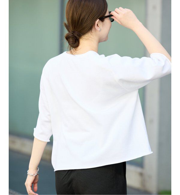 IENA「LEVITAロゴ ハーフスリーブプルオーバー」|ニット・セーター|