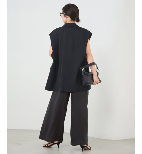 IENA「《追加3》キュプラギャザーネックオールインワン」|オールインワン|