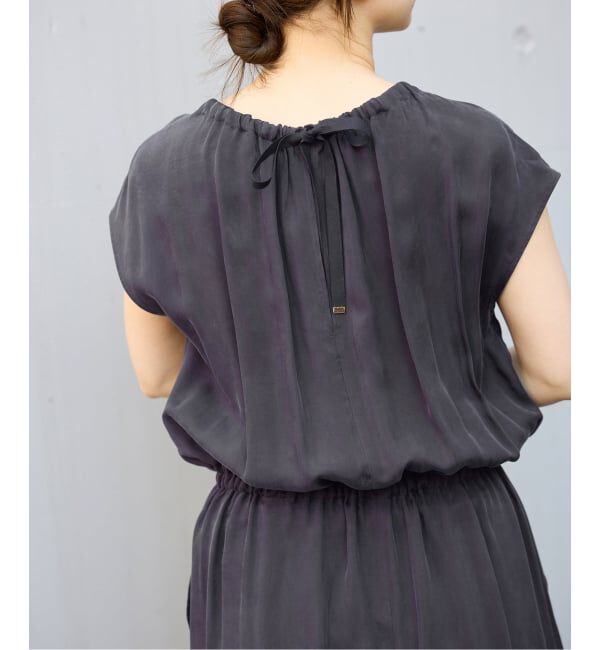 IENA「《追加3》キュプラギャザーネックオールインワン」|オールインワン|