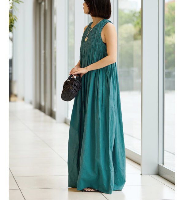 IENA LA BOUCLE「IENA LA BOUCLE ギャザーオールインワン」|オールインワン|