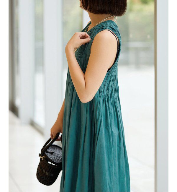 IENA LA BOUCLE「IENA LA BOUCLE ギャザーオールインワン」|オールインワン|