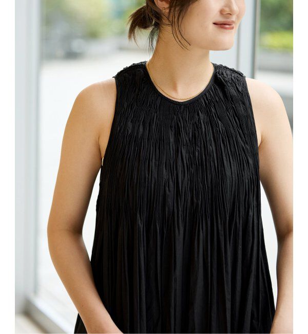 IENA LA BOUCLE「IENA LA BOUCLE ギャザーオールインワン」|オールインワン|