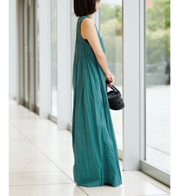 IENA LA BOUCLE「IENA LA BOUCLE ギャザーオールインワン」|オールインワン|