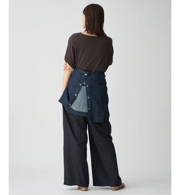 VERMEIL par iena「《追加》シルクライクサテン リラックスパンツ」|スラックス|