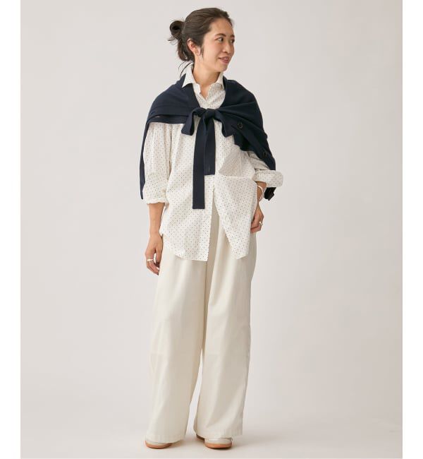 VERMEIL par iena「《追加》シルクライクサテン リラックスパンツ」|スラックス|