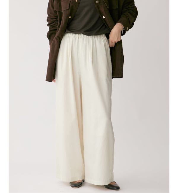 VERMEIL par iena「《追加》シルクライクサテン リラックスパンツ」|スラックス|