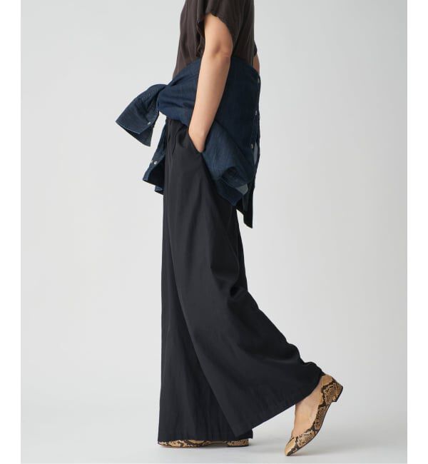 VERMEIL par iena「《追加》シルクライクサテン リラックスパンツ」|スラックス|