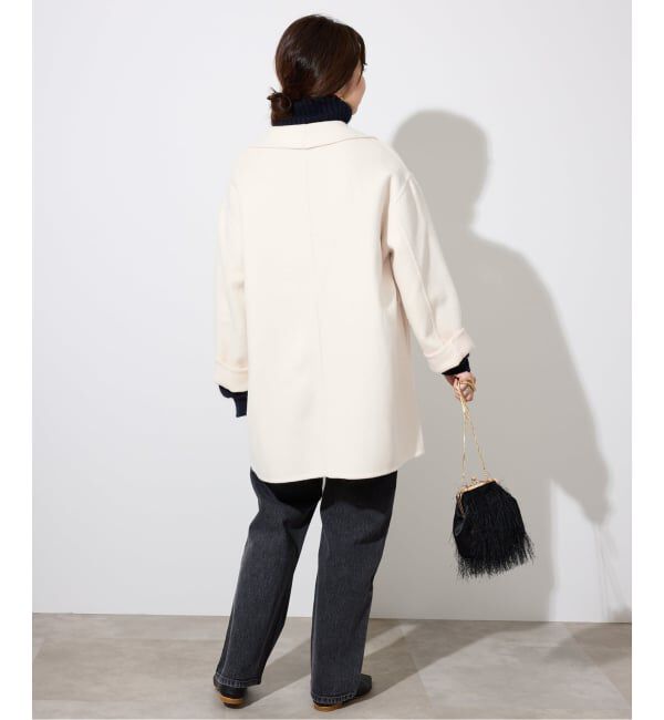 SLOBE IENA「SUPER140 ダブルフェイスベルテッドコート」|その他|