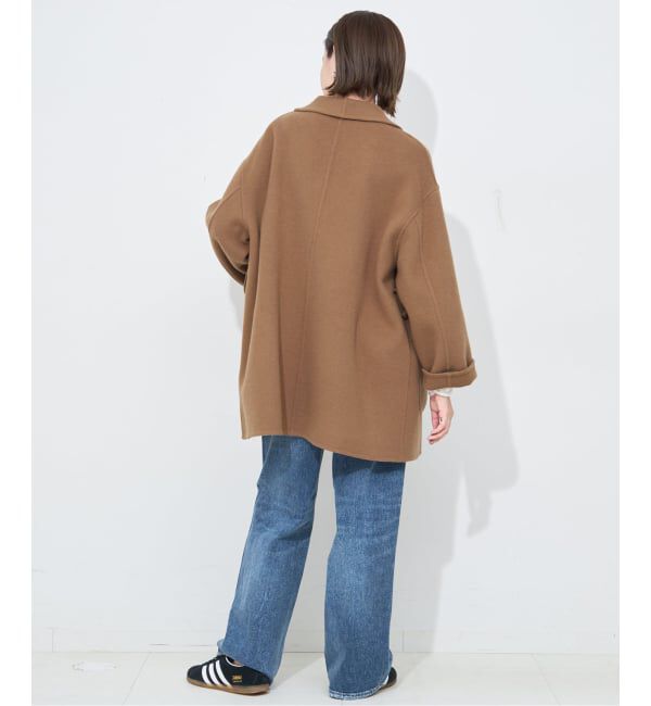 SLOBE IENA「SUPER140 ダブルフェイスベルテッドコート」|その他|