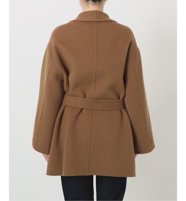 SLOBE IENA「SUPER140 ダブルフェイスベルテッドコート」|その他|