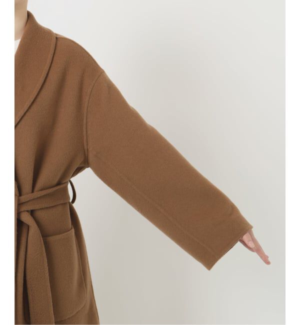 SLOBE IENA「SUPER140 ダブルフェイスベルテッドコート」|その他|