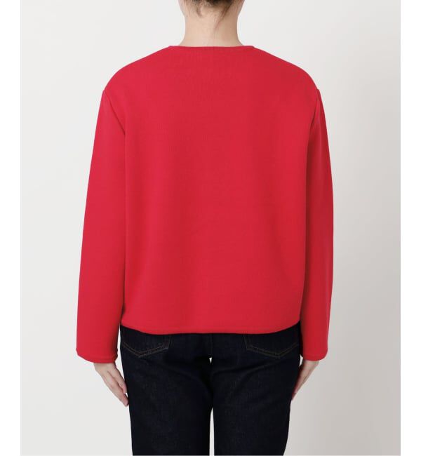 SLOBE IENA「《一部WEB・店舗限定カラーあり》ダブルフェイスニットジャケット」|カーディガン|