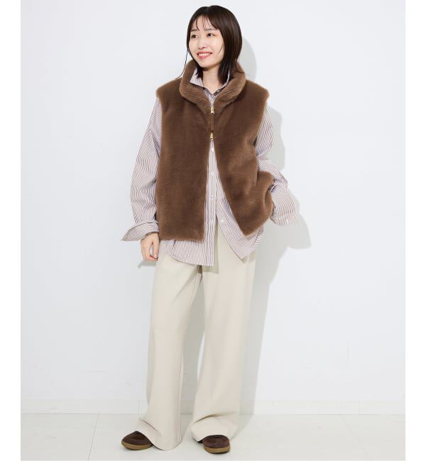ミンクエコファーベスト（SLOBE IENA）｜ルミネのファッション通販