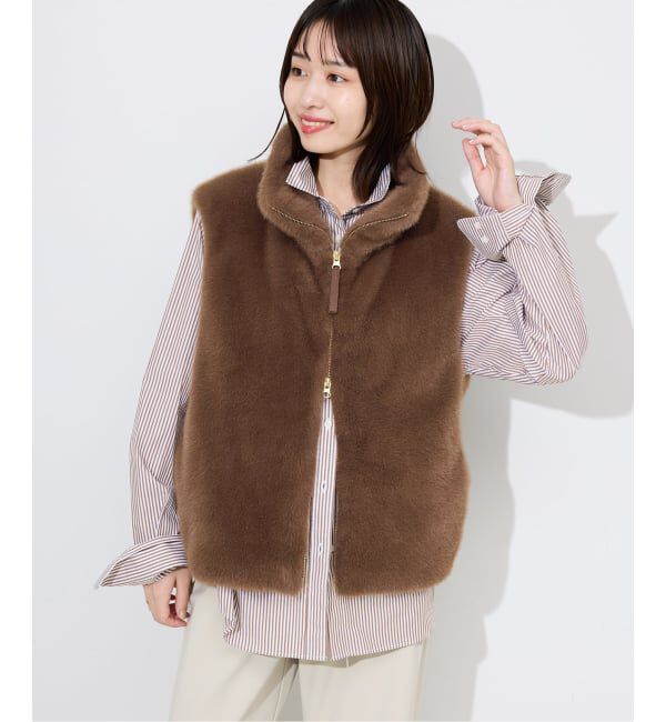 ミンクエコファーベスト（SLOBE IENA）｜ルミネのファッション通販