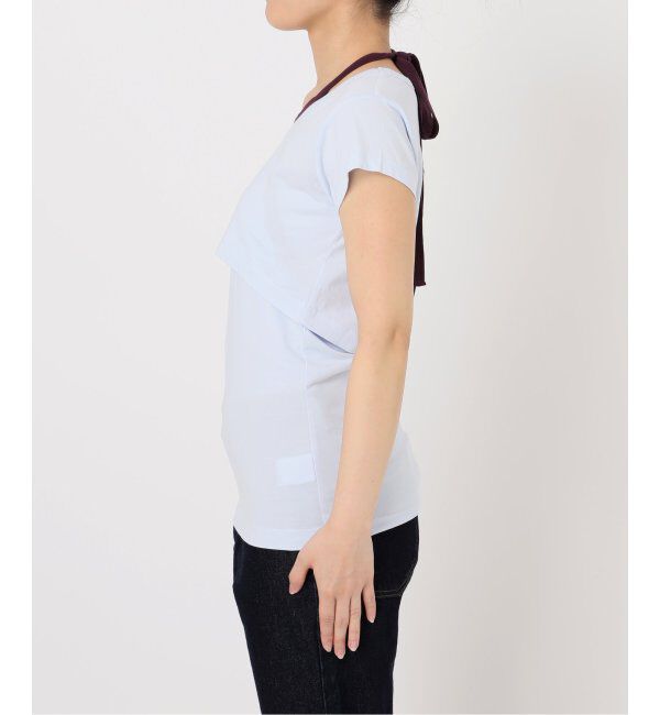 SLOBE IENA「《2枚セット》Plus by ONIT/オニット SLOBE別注 レイヤードセットTシャツ」|Tシャツ・カットソー|