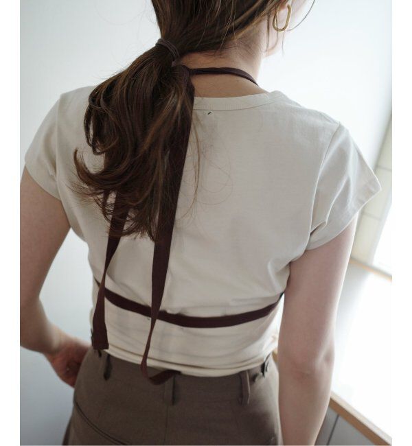 SLOBE IENA「《2枚セット》Plus by ONIT/オニット SLOBE別注 レイヤードセットTシャツ」|Tシャツ・カットソー|