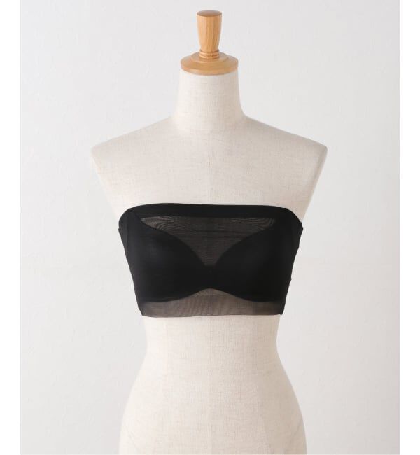 IENA LA BOUCLE「NICENICE MOMENT/ナイスナイスモーメント  MESH TUBE TOP NNM03-2403-101」|その他|ブラック