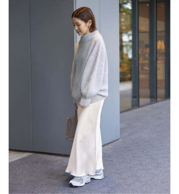 IENA「《追加14》ダブルサテンスカート」|スカート|