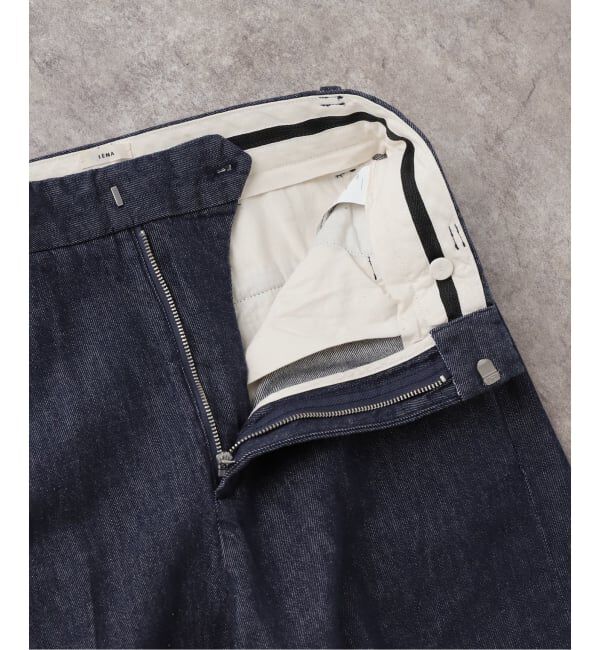 IENA「ステディーデニムワイドレッグスラックス」|デニム|