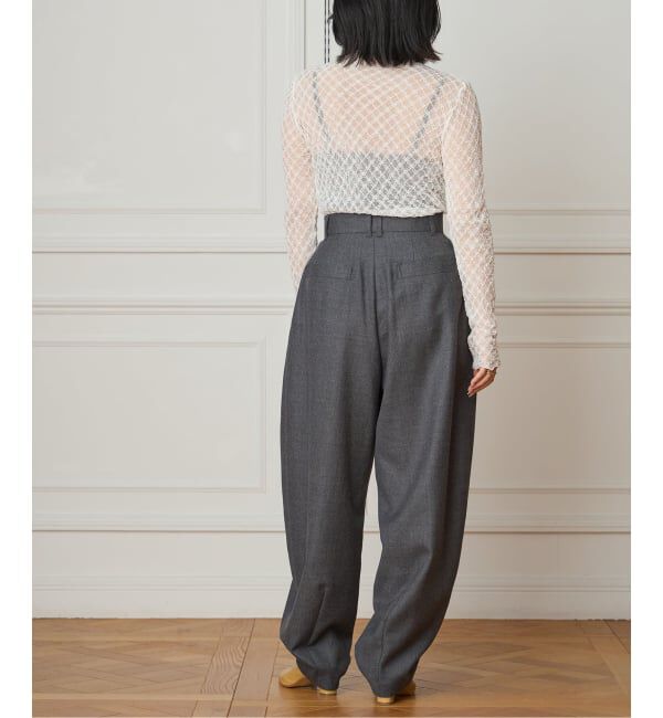 IENA LA BOUCLE「IENA LA BOUCLE ダイヤチュールカットソー」|Tシャツ・カットソー|