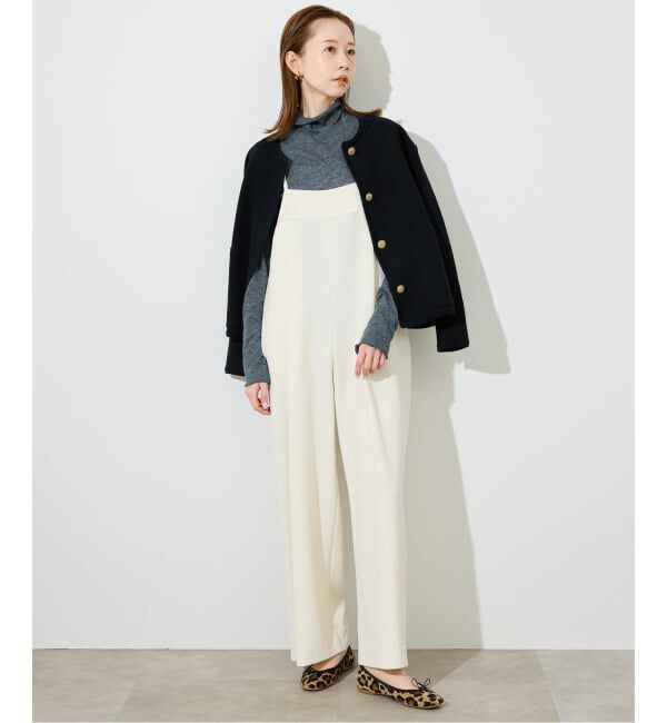 SLOBE IENA「ダブルクロスサロペット」|オールインワン|