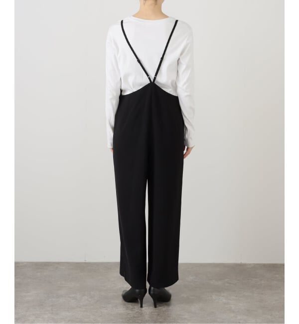 SLOBE IENA「ダブルクロスサロペット」|オールインワン|