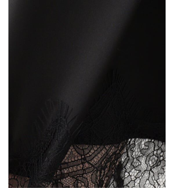 SLOBE IENA「サテンレーススカート」|スカート|