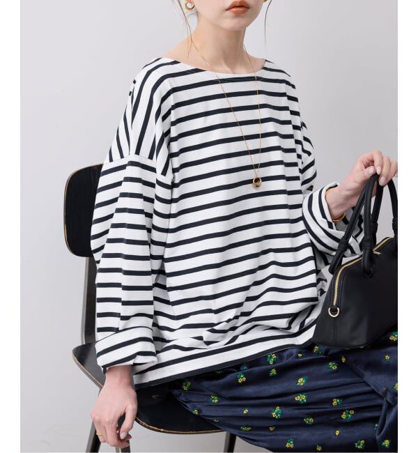 予約》LE MINOR/ルミノア SLOBE別注 ビッグボーダロンTEE（SLOBE IENA