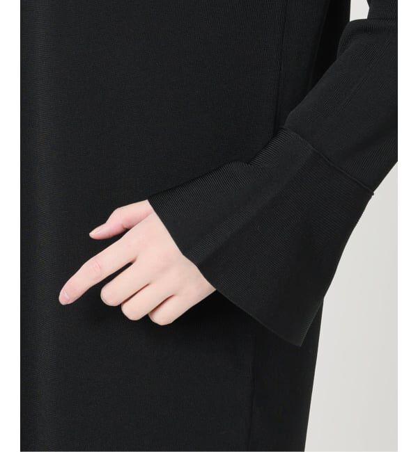 VERMEIL par iena「ベルスリーブペプラム ニット ワンピース」|ワンピース|