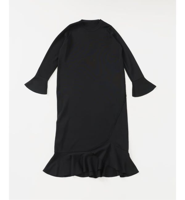 VERMEIL par iena「ベルスリーブペプラム ニット ワンピース」|ワンピース|