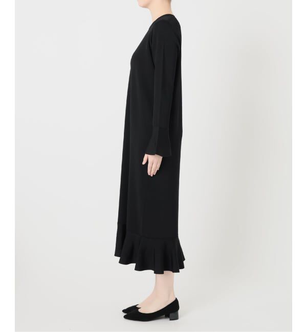 VERMEIL par iena「ベルスリーブペプラム ニット ワンピース」|ワンピース|