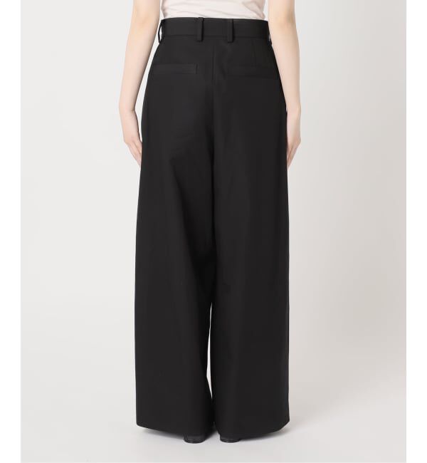 IENA LA BOUCLE「IENA LA BOUCLE コットンウェザーバレルパンツ」|スラックス|