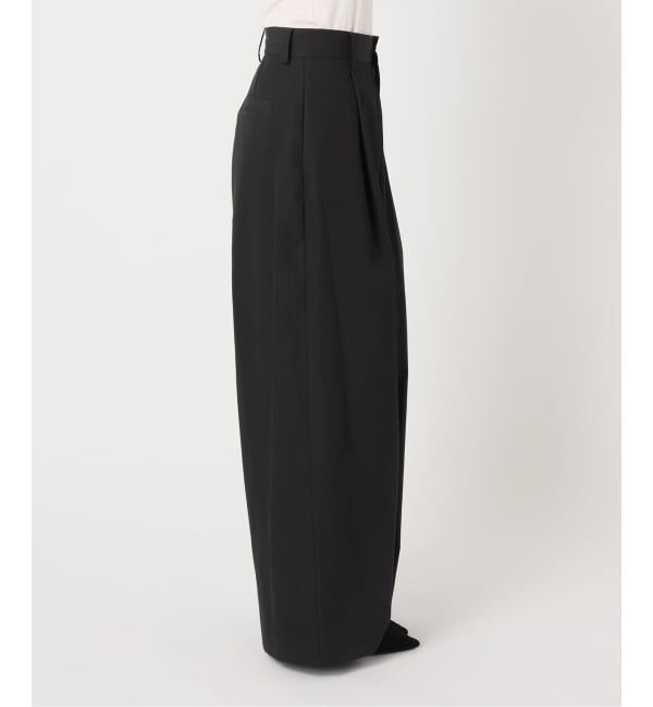 IENA LA BOUCLE「IENA LA BOUCLE コットンウェザーバレルパンツ」|スラックス|