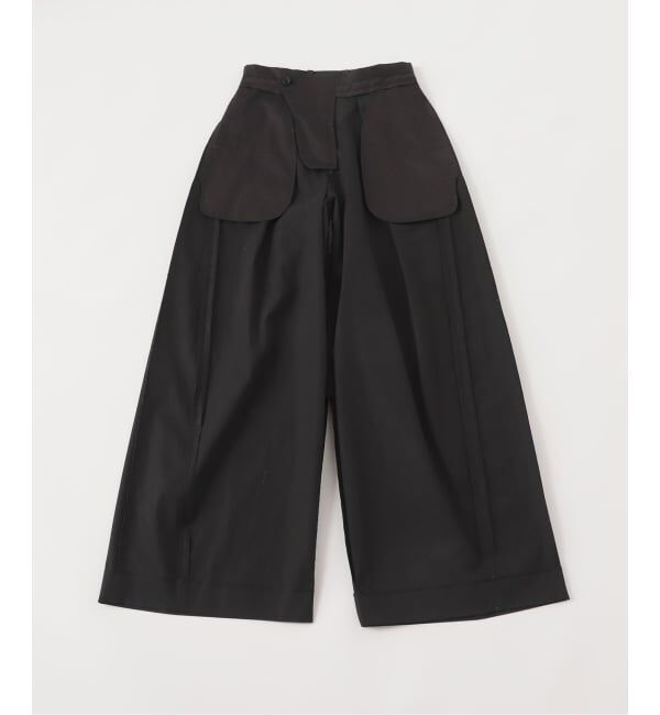 IENA LA BOUCLE「IENA LA BOUCLE コットンウェザーバレルパンツ」|スラックス|