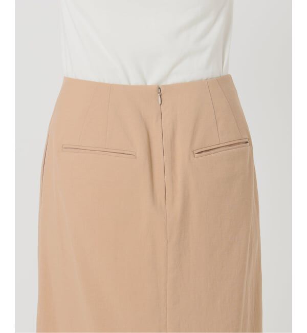 SLOBE IENA「《3サイズ展開/シリーズあり/予約》リネンmixストレッチタイトスカート」|スカート|