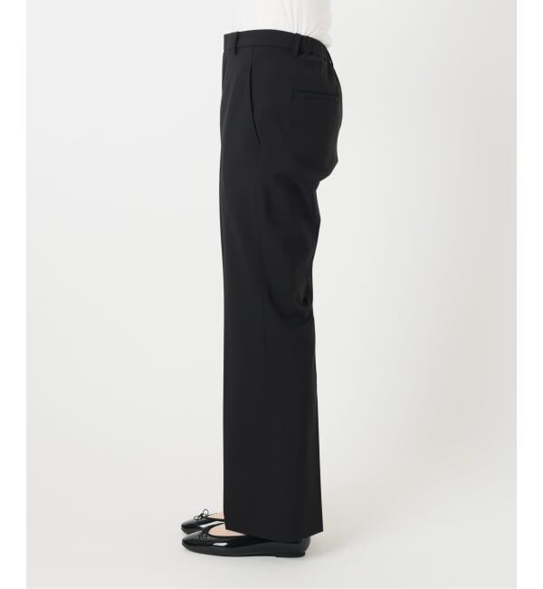 IENA「《予約》ウォッシャブル セミフレアパンツ」|スラックス|