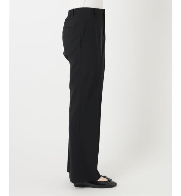 IENA「《予約》ウォッシャブル セミフレアパンツ」|スラックス|