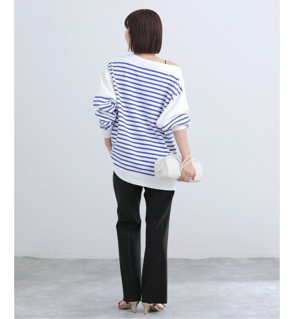 IENA「《予約》ウォッシャブル セミフレアパンツ」|スラックス|