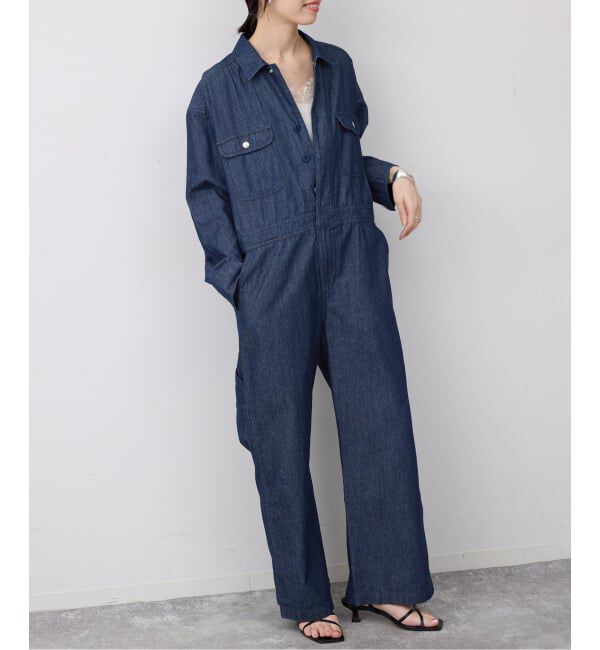 SLOBE IENA「《予約》UNIVERSAL OVERALL SLOBE別注 デニムオールインワン」|オールインワン|