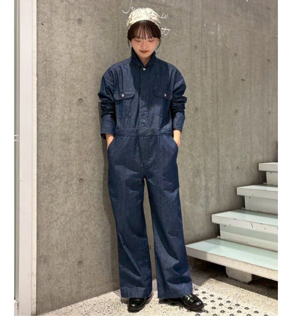 SLOBE IENA「《予約》UNIVERSAL OVERALL SLOBE別注 デニムオールインワン」|オールインワン|