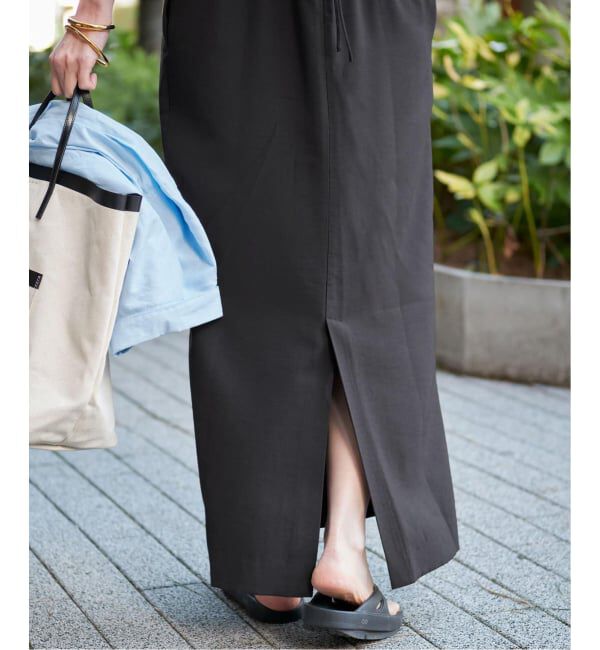 SLOBE IENA「《2枚セット/WEB限定/追加予約》アイラインキャミワンピース&times;ノースリーブTEEセット」|ワンピース|