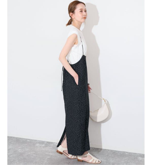 SLOBE IENA「《2枚セット/WEB限定/追加予約》アイラインキャミワンピース&times;ノースリーブTEEセット」|ワンピース|