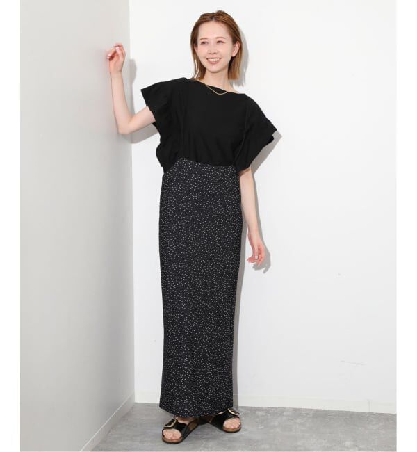 SLOBE IENA「《2枚セット/WEB限定/追加予約》アイラインキャミワンピース&times;ノースリーブTEEセット」|ワンピース|