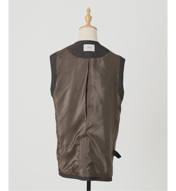 IENA「《セットアップ対応/予約》ウォッシャブル シャークツイード ジレ」|その他|