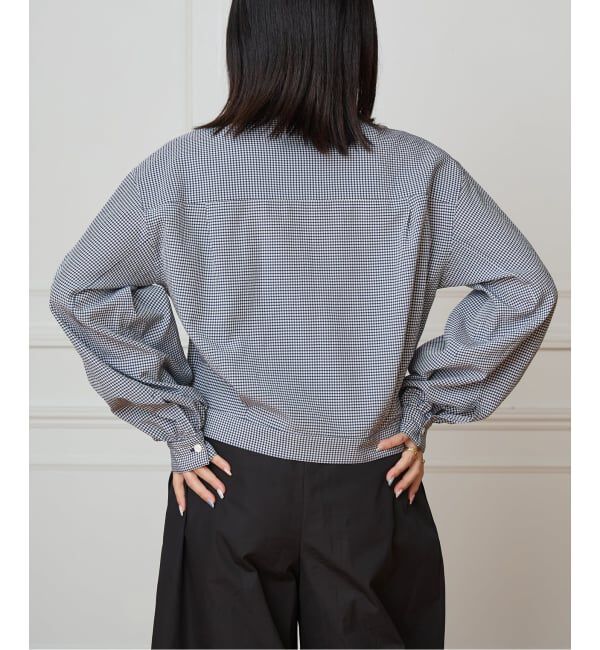 IENA LA BOUCLE「IENA LA BOUCLE ギンガムチェックシャツ」|シャツ・ブラウス|