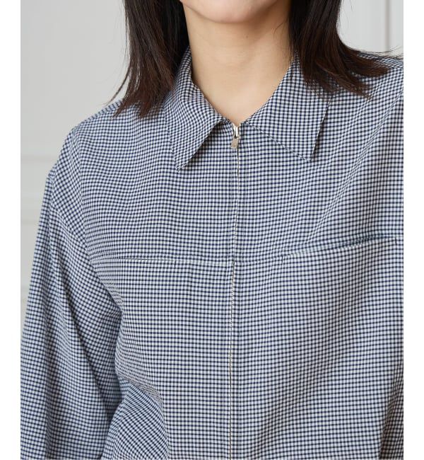 IENA LA BOUCLE「IENA LA BOUCLE ギンガムチェックシャツ」|シャツ・ブラウス|
