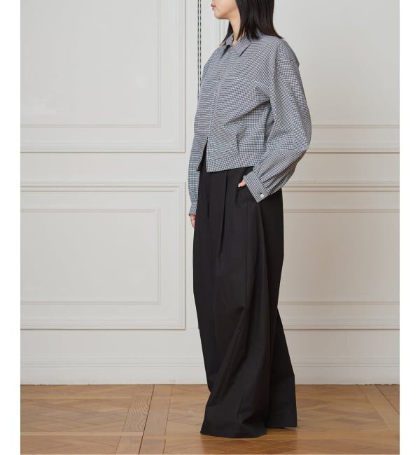 IENA LA BOUCLE「IENA LA BOUCLE ギンガムチェックシャツ」|シャツ・ブラウス|