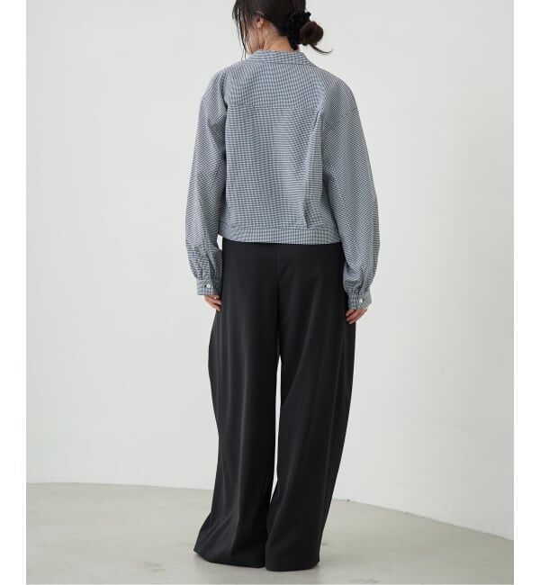 IENA LA BOUCLE「IENA LA BOUCLE ギンガムチェックシャツ」|シャツ・ブラウス|