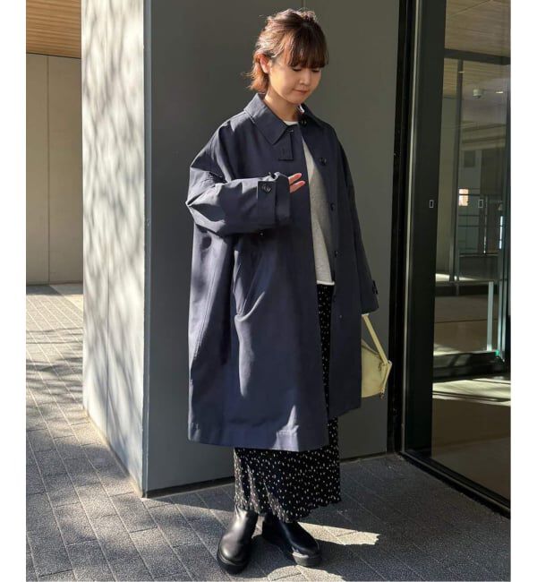 SLOBE IENA「《WEB限定/追加》ドルマンスリーブコート」|ステンカラーコート|